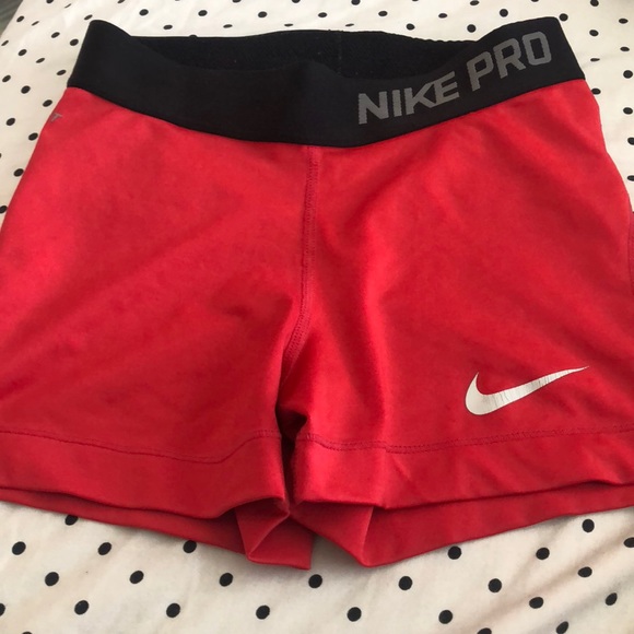 red nike pros
